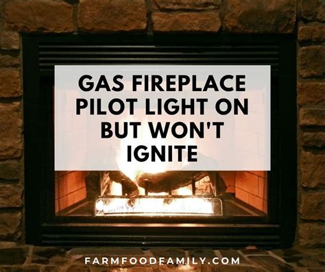 gas fire will not ignite